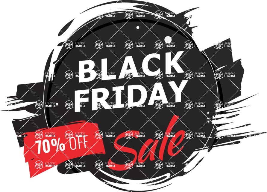 Sale Banner Templates Collection - Black Friday Sale Badge